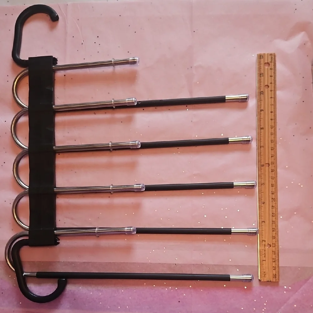 Set of 2 Black Multi-Purpose Hanger - Picture 3 of 3